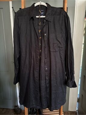 GAP 100% Linen Weekend Tunic.  L/T
